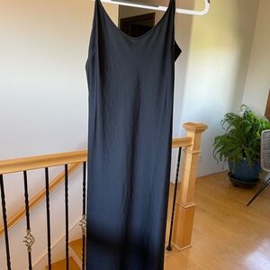 Jenni Kayne black midi slip dress small